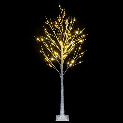 6FT Snowflake Christmas Tree with 96 LED Lamp - plants - express.com