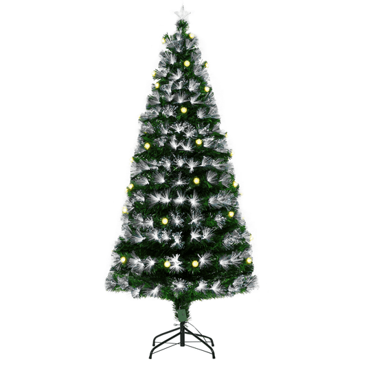 6ft White Light Christmas Tree 90 LEDs Star Topper Tri - Base Pre - Lit Home - plants - express.com