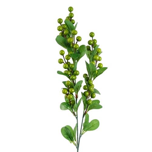 70cm Artificial Green Berry Spray - plants - express.com