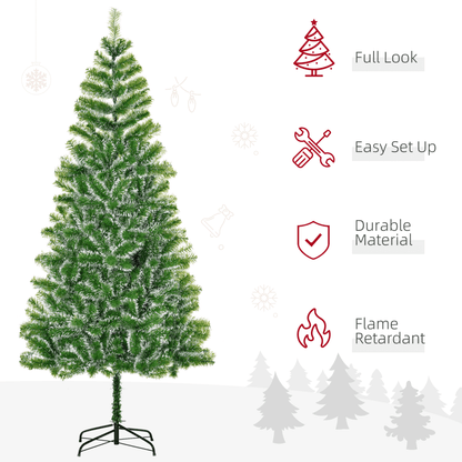 7ft Artificial Christmas Tree with 968 Tips - Festive, Durable & Mess - Free! - plants - express.com