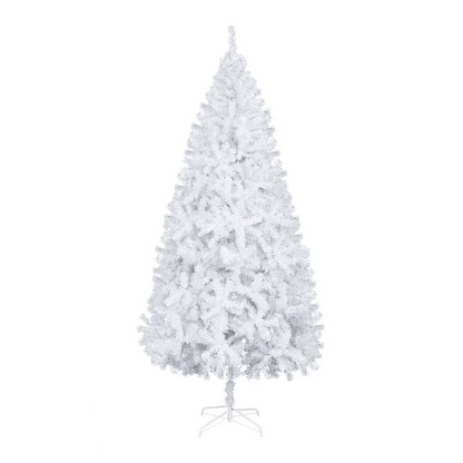 7FT Iron Leg White Christmas Tree with 950 Branches - plants - express.com