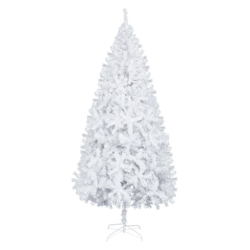 7FT Iron Leg White Christmas Tree with 950 Branches - plants - express.com