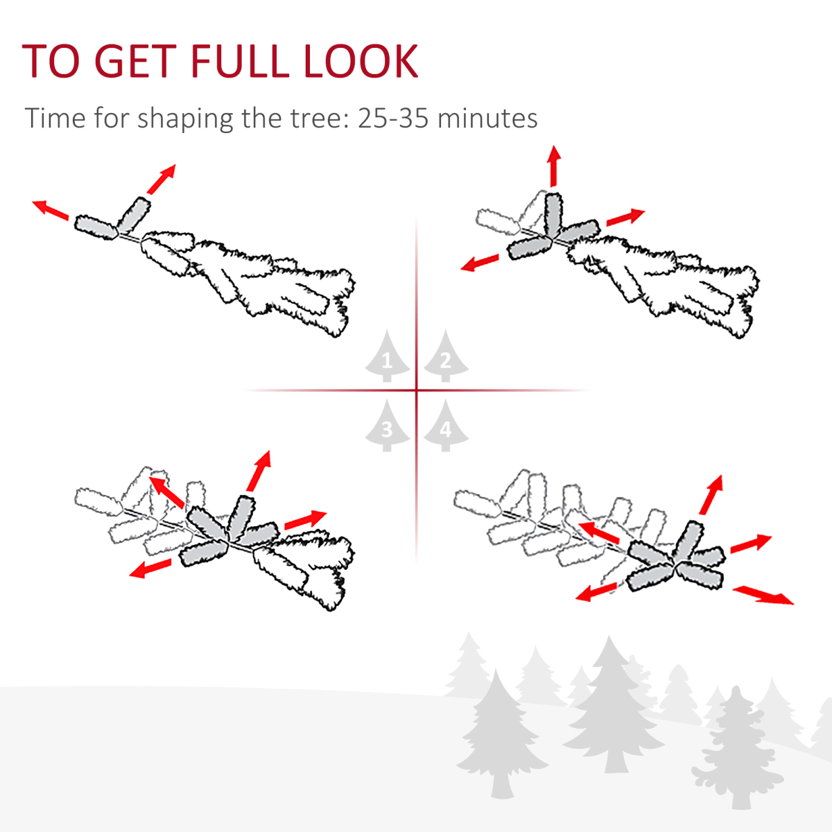 7FT Prelit Artificial Pencil Christmas Tree Warm White LED Red Berry Green - plants - express.com