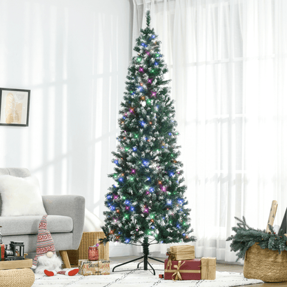 7FT Prelit Artificial Xmas Tree Holiday D��cor 350 Colourful LED Light - plants - express.com