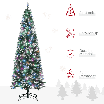7FT Prelit Artificial Xmas Tree Holiday D��cor 350 Colourful LED Light - plants - express.com