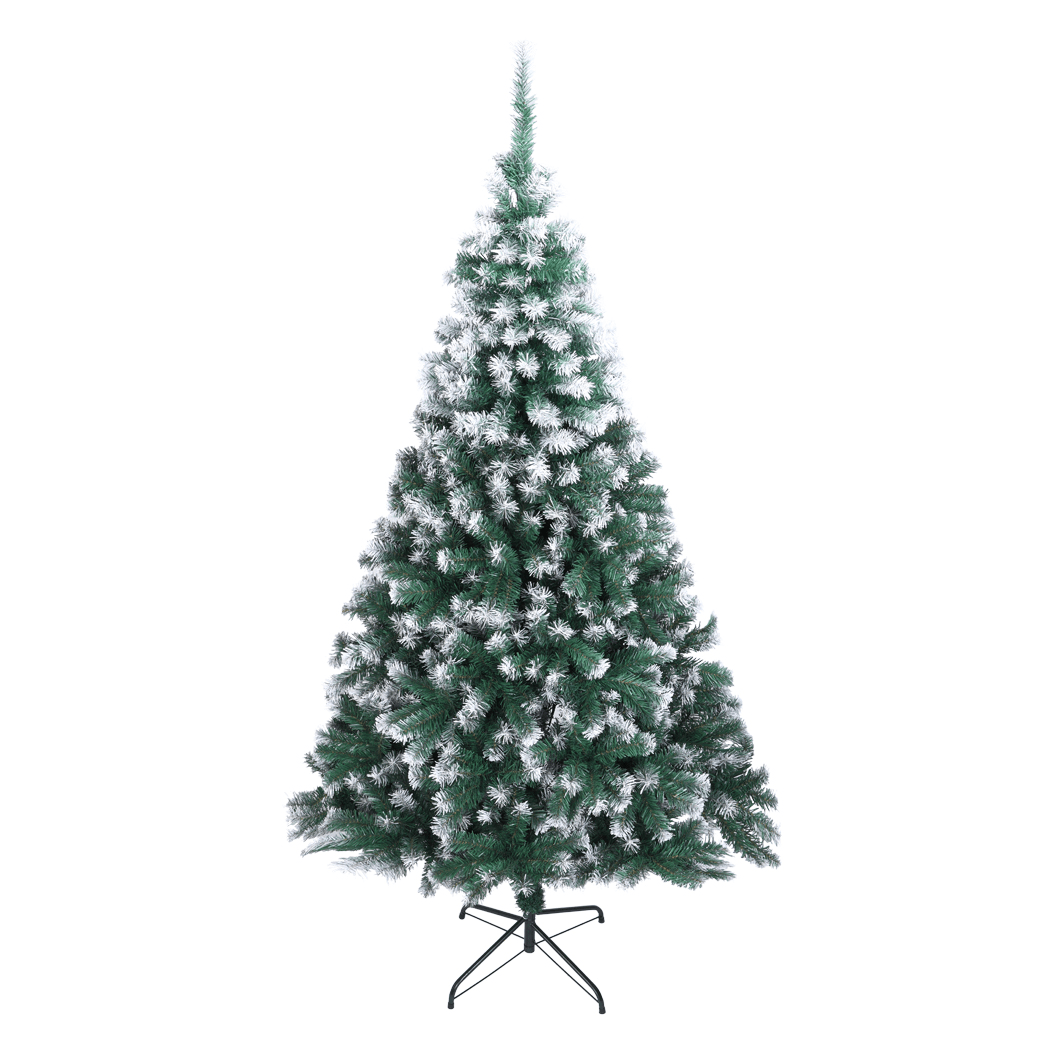 7FT Spray White PVC Christmas Tree 870 Branches - plants - express.com