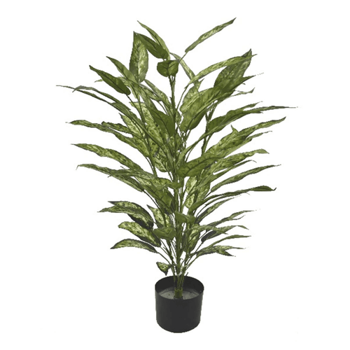 80cm Fire - Resistant Aglaonema Bush - Lush 72 Leaf Faux Plant - plants - express.com