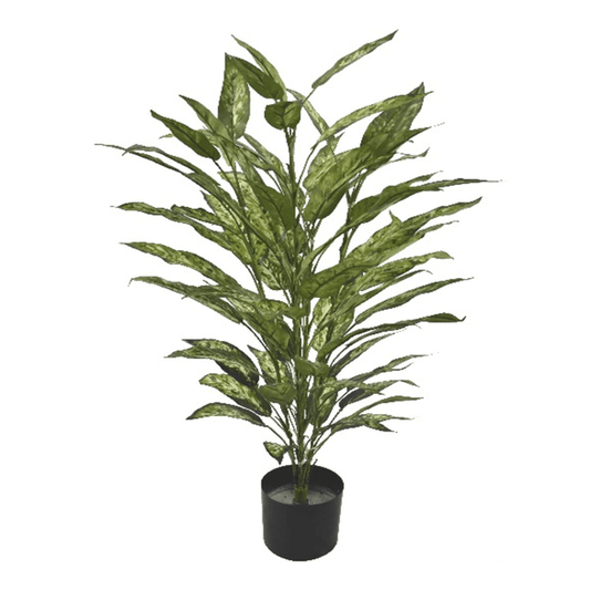 80cm Fire - Resistant Aglaonema Bush - Lush 72 Leaf Faux Plant - plants - express.com