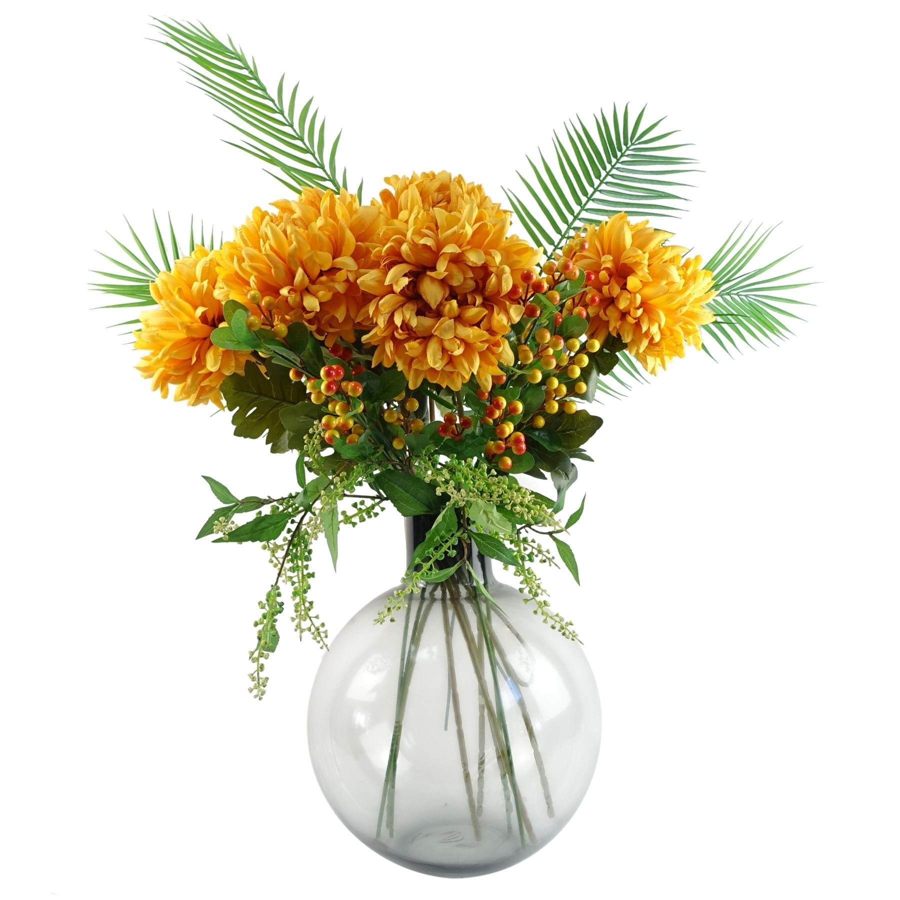 85cm Silk Green Foliage Spray - Perfect for Stunning Floral Arrangements! - plants - express.com
