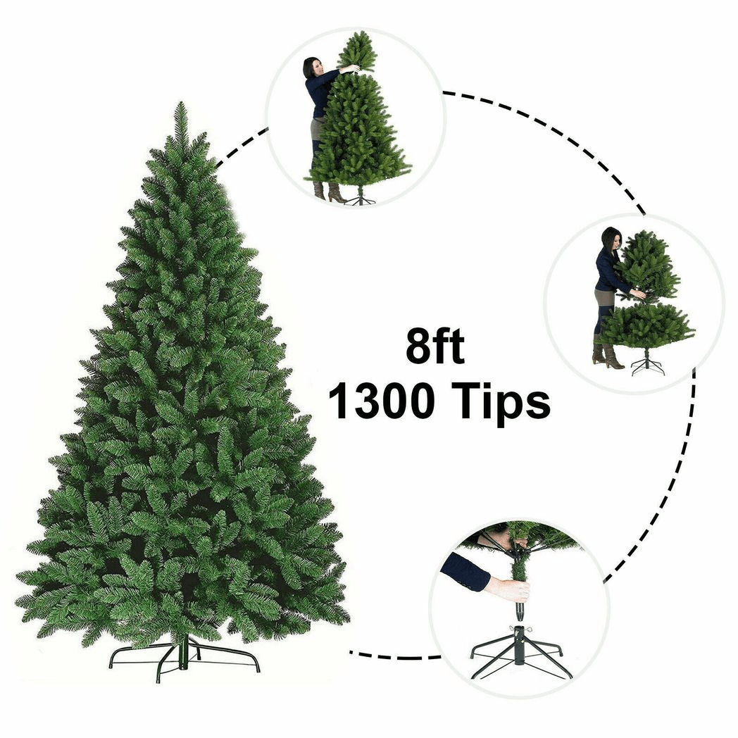 8FT COLORADO GREEN pine artificial Xmas tree - plants - express.com