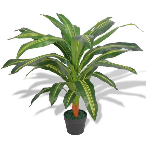 90 cm Lifelike Artificial Dracaena Plant in Stylish Pot - Green Elegance - plants - express.com
