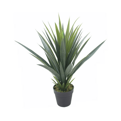 90cm Copper Planter with Artificial Yukka Plant - plants - express.com