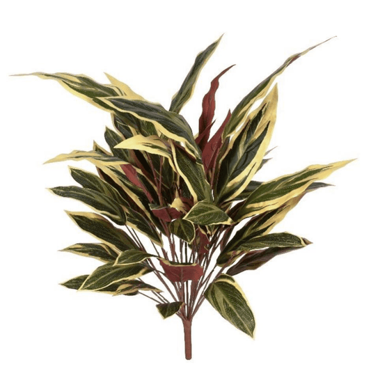 90cm Fire Retardant Artificial Caladium Bush - Low Maintenance Greenery x15 - plants - express.com