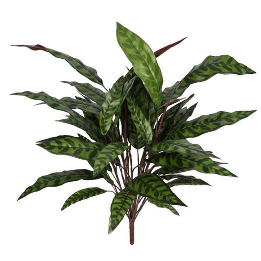 90cm Fire Retardant Faux Peacock Foliage Bush - Vibrant & Low - Maintenance! - plants - express.com