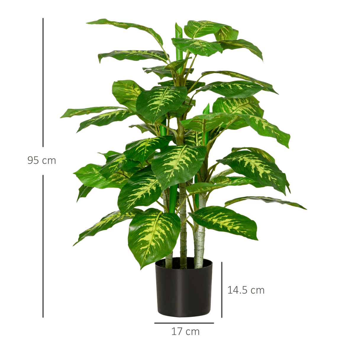 95cm Lifelike Artificial Evergreen Tree in Stylish Nursery Pot – No Care Needed! - plants - express.com