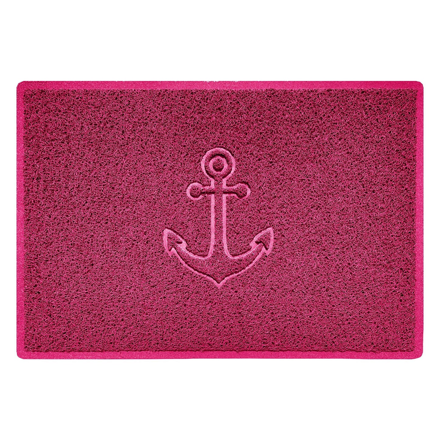 "Anchors Away" Grey Spaghetti Door Mat - plants - express.com