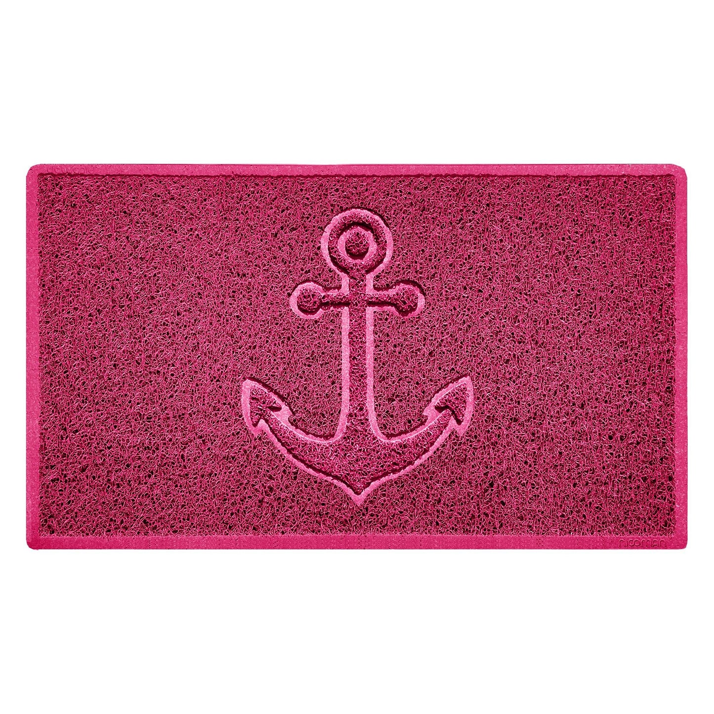 "Anchors Away" Grey Spaghetti Door Mat - plants - express.com