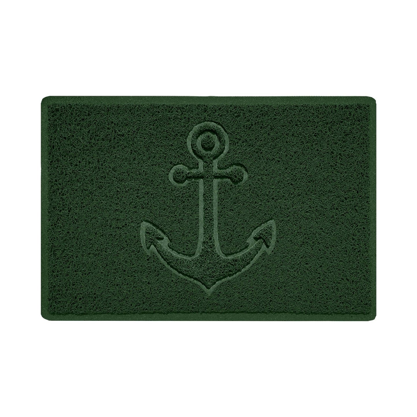 "Anchors Away" Grey Spaghetti Door Mat - plants - express.com