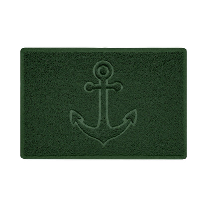 "Anchors Away" Grey Spaghetti Door Mat - plants - express.com