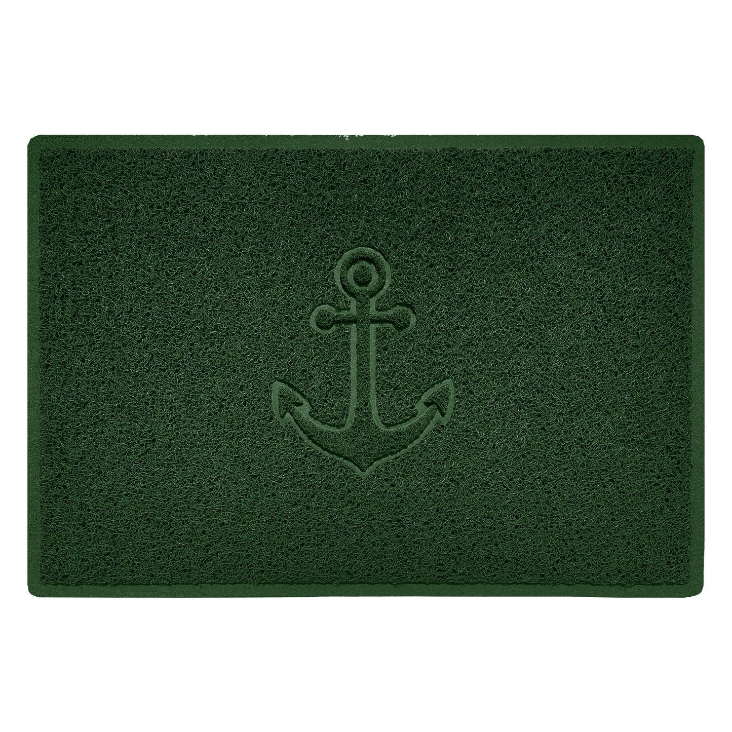 "Anchors Away" Grey Spaghetti Door Mat - plants - express.com