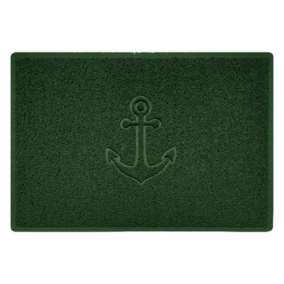 "Anchors Away" Grey Spaghetti Door Mat - plants - express.com
