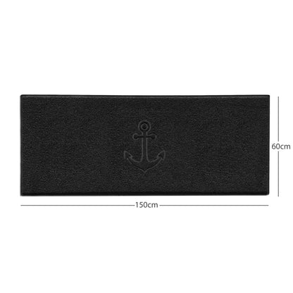 "Anchors Away" Grey Spaghetti Door Mat - plants - express.com