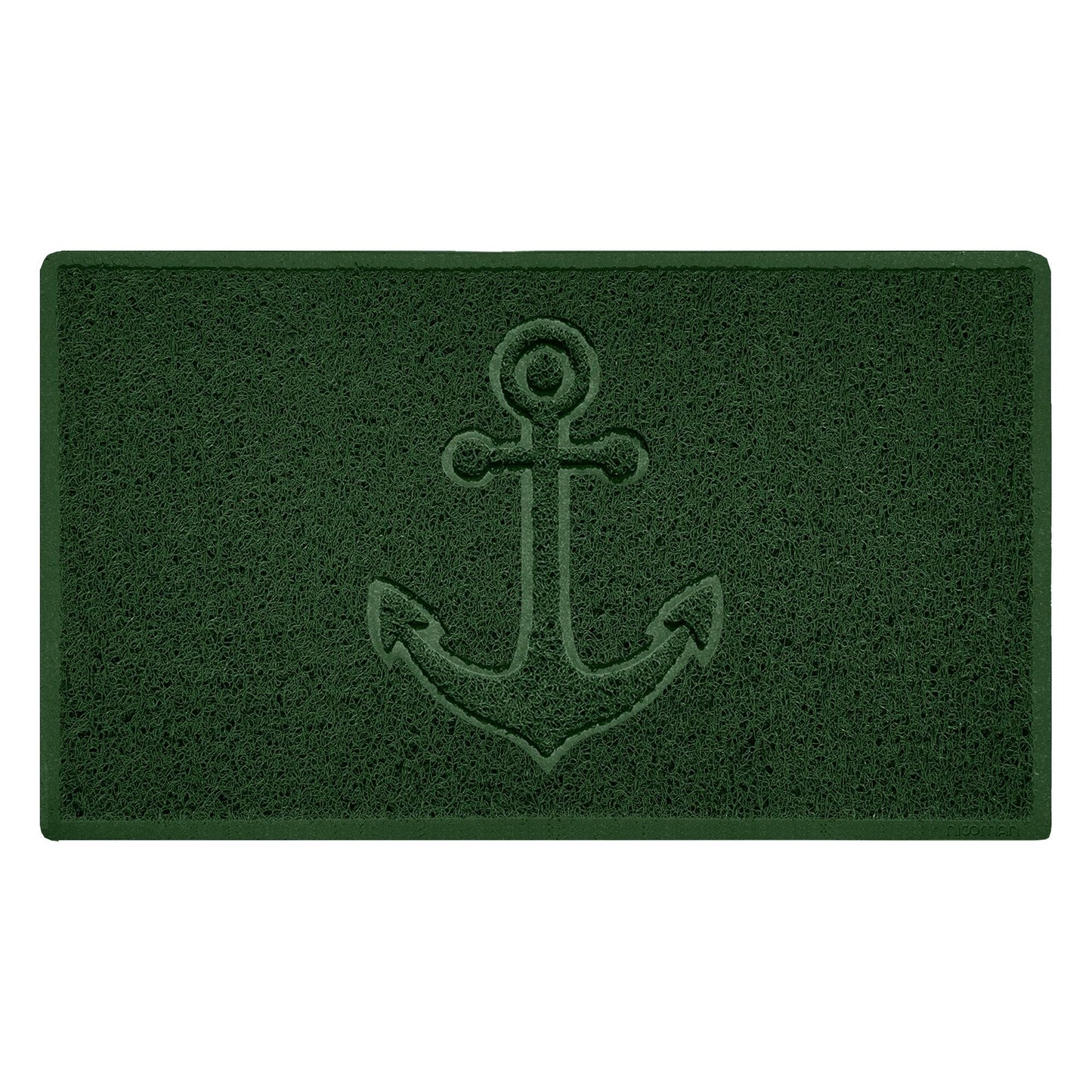 "Anchors Away" Grey Spaghetti Door Mat - plants - express.com