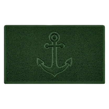 "Anchors Away" Grey Spaghetti Door Mat - plants - express.com