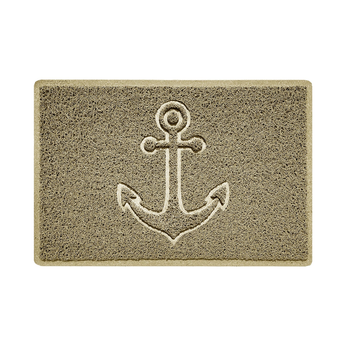 "Anchors Away" Grey Spaghetti Door Mat - plants - express.com