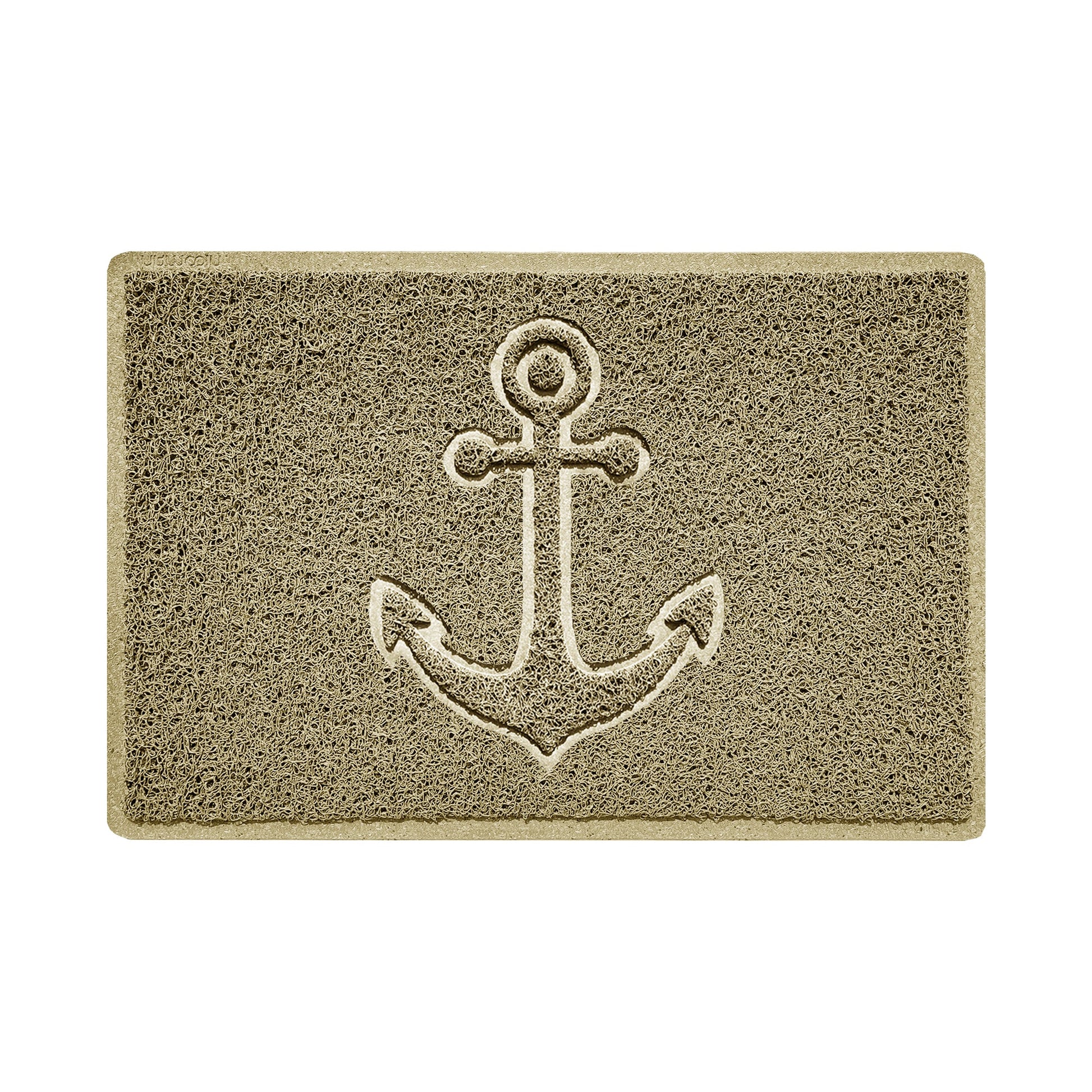 "Anchors Away" Grey Spaghetti Door Mat - plants - express.com
