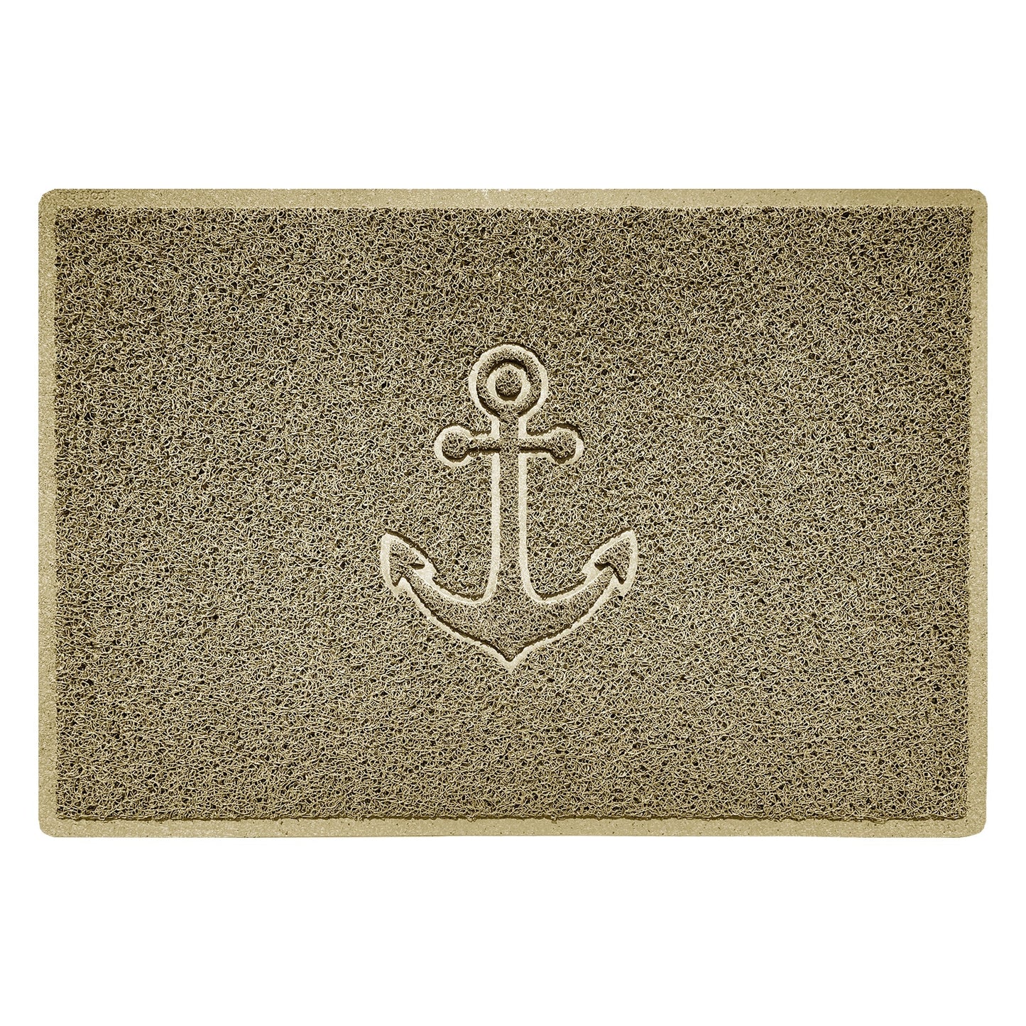 "Anchors Away" Grey Spaghetti Door Mat - plants - express.com