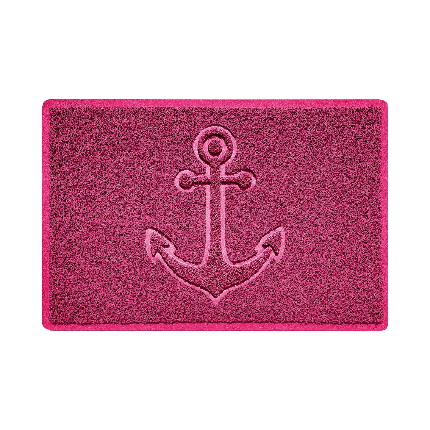 "Anchors Away" Grey Spaghetti Door Mat - plants - express.com