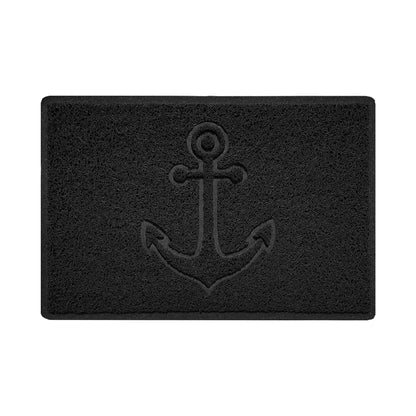 "Anchors Away" Grey Spaghetti Door Mat - plants - express.com