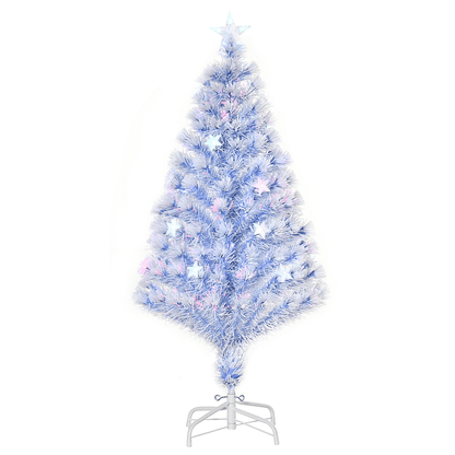 Artificial Fibre Christmas Tree Seasonal Deco 16 LED Easy Store 4FT White Blue - plants - express.com