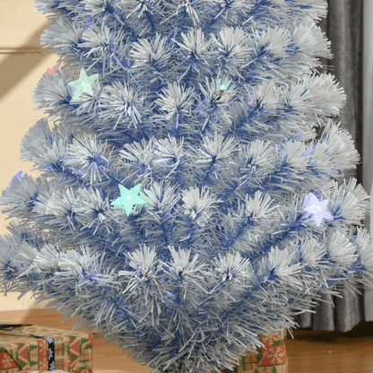 Artificial Fibre Christmas Tree Seasonal Deco 21 LED Easy Store 5FT White Blue - plants - express.com