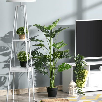 Artificial Monstera Tree 21 Leaves Palm Tree for Indoor Outdoor 1m - plants - express.com