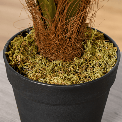Artificial Palm Tree 8 Leaves with Nursery Pot, Fake Tropical Tree 60cm - plants - express.com