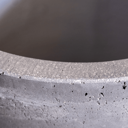 Aurella Onyx Dusk | 40cm Large Concrete Cylinder Planter for Modern Greenery - plants - express.com