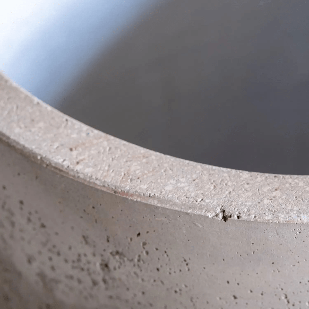 Aurella Truffle Concrete Cylinder Planter – 13L for Herbs & Succulents - plants - express.com