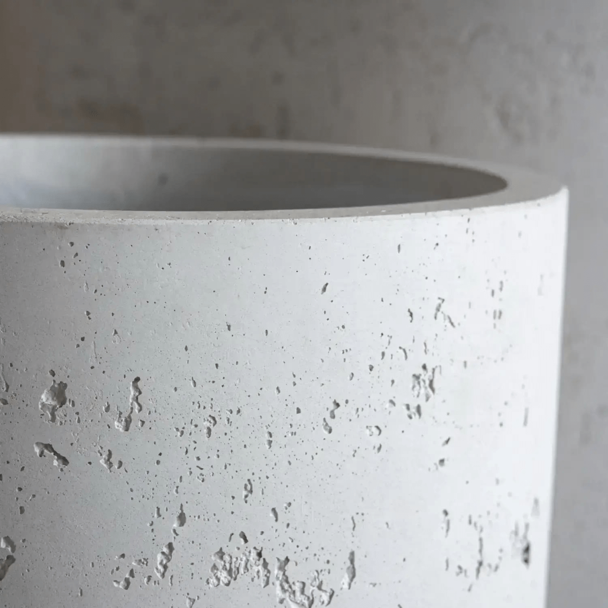 Aurella White Mist | 30cm Concrete Cylinder Planter – Stylish, Durable & Versatile - plants - express.com