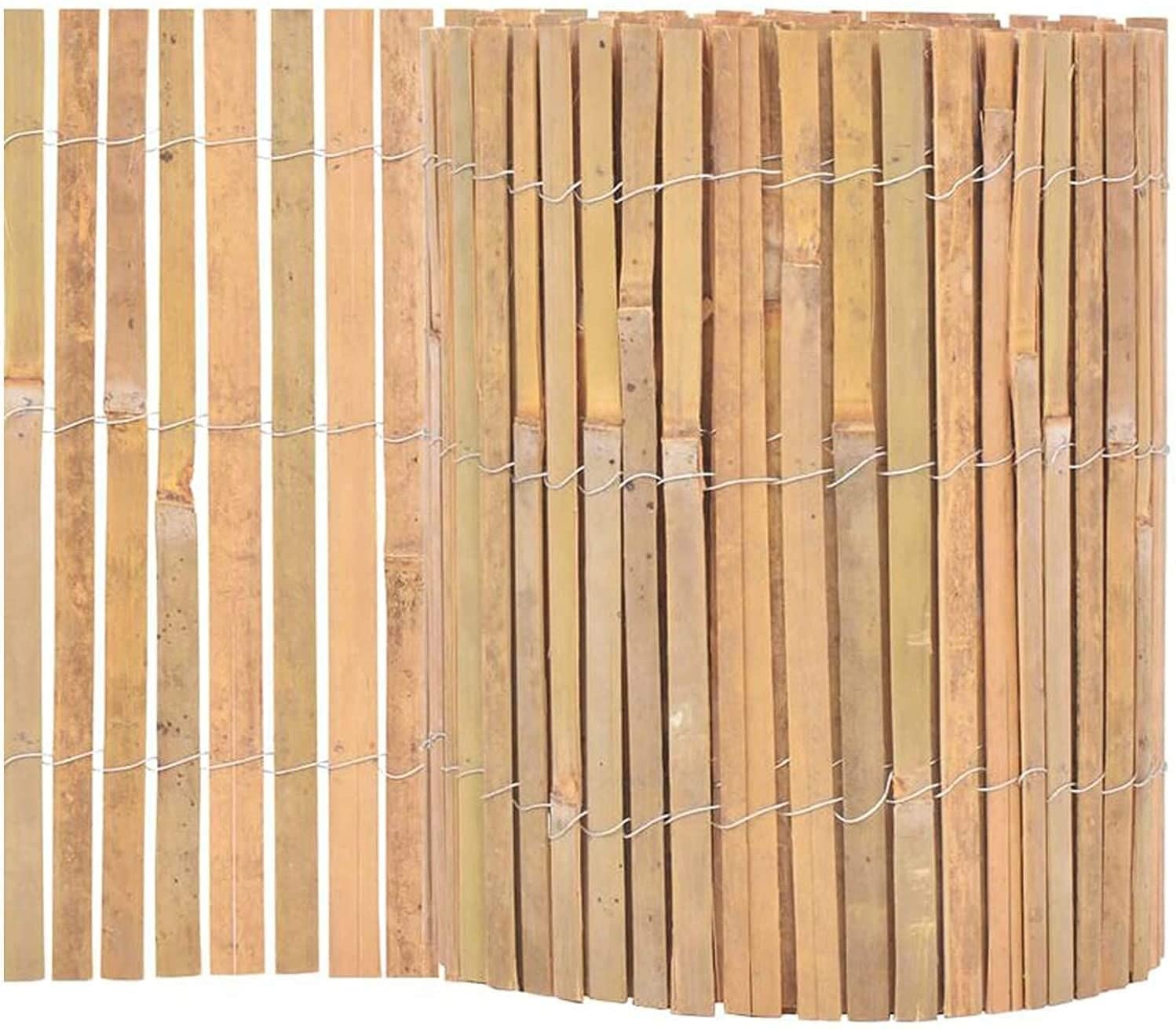 Bamboo Slatted Fence 1m X 4m - plants - express.com