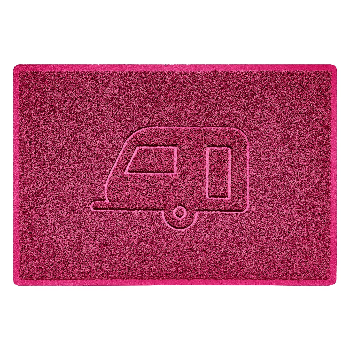 "Caravan" Grey Spaghetti Door Mat - plants - express.com