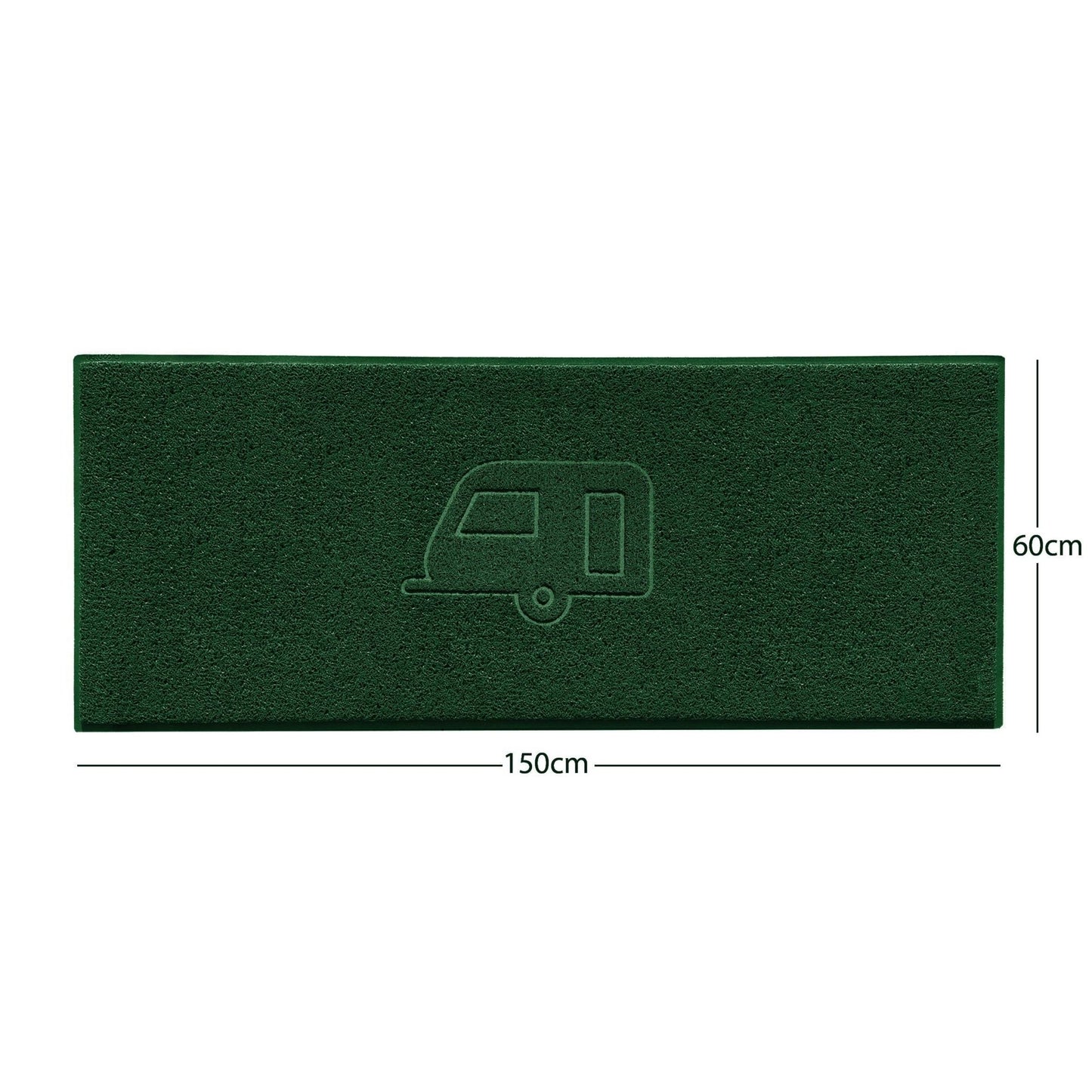 "Caravan" Grey Spaghetti Door Mat - plants - express.com