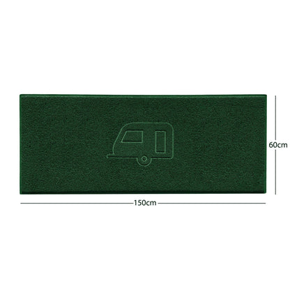 "Caravan" Grey Spaghetti Door Mat - plants - express.com
