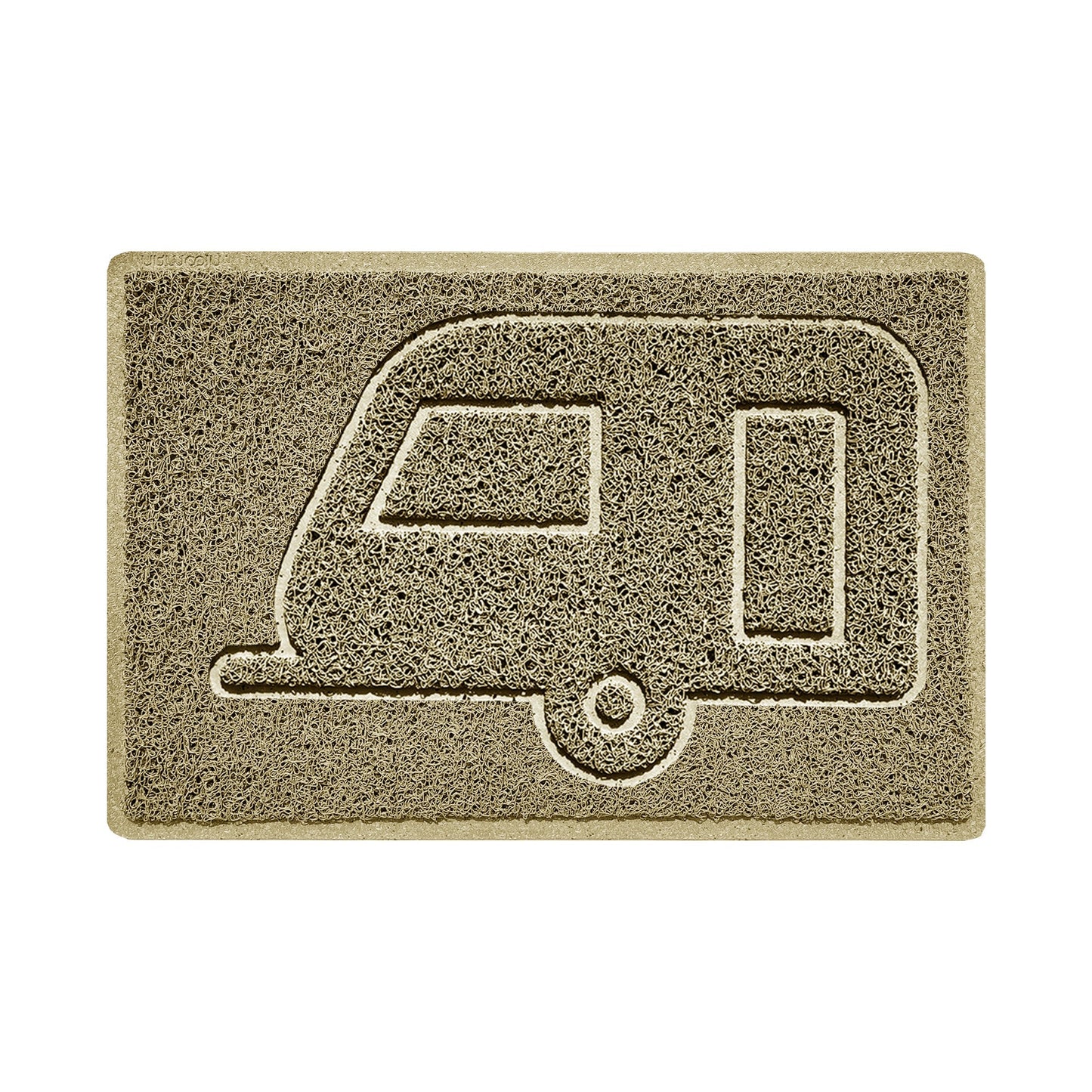 "Caravan" Grey Spaghetti Door Mat - plants - express.com