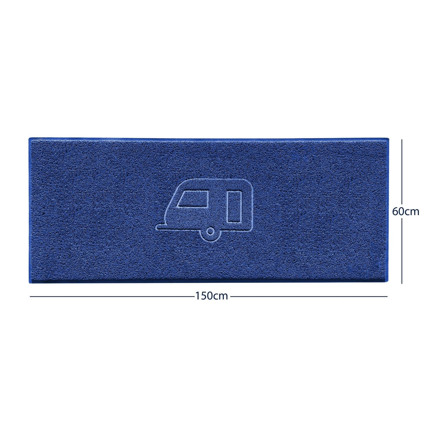 "Caravan" Grey Spaghetti Door Mat - plants - express.com