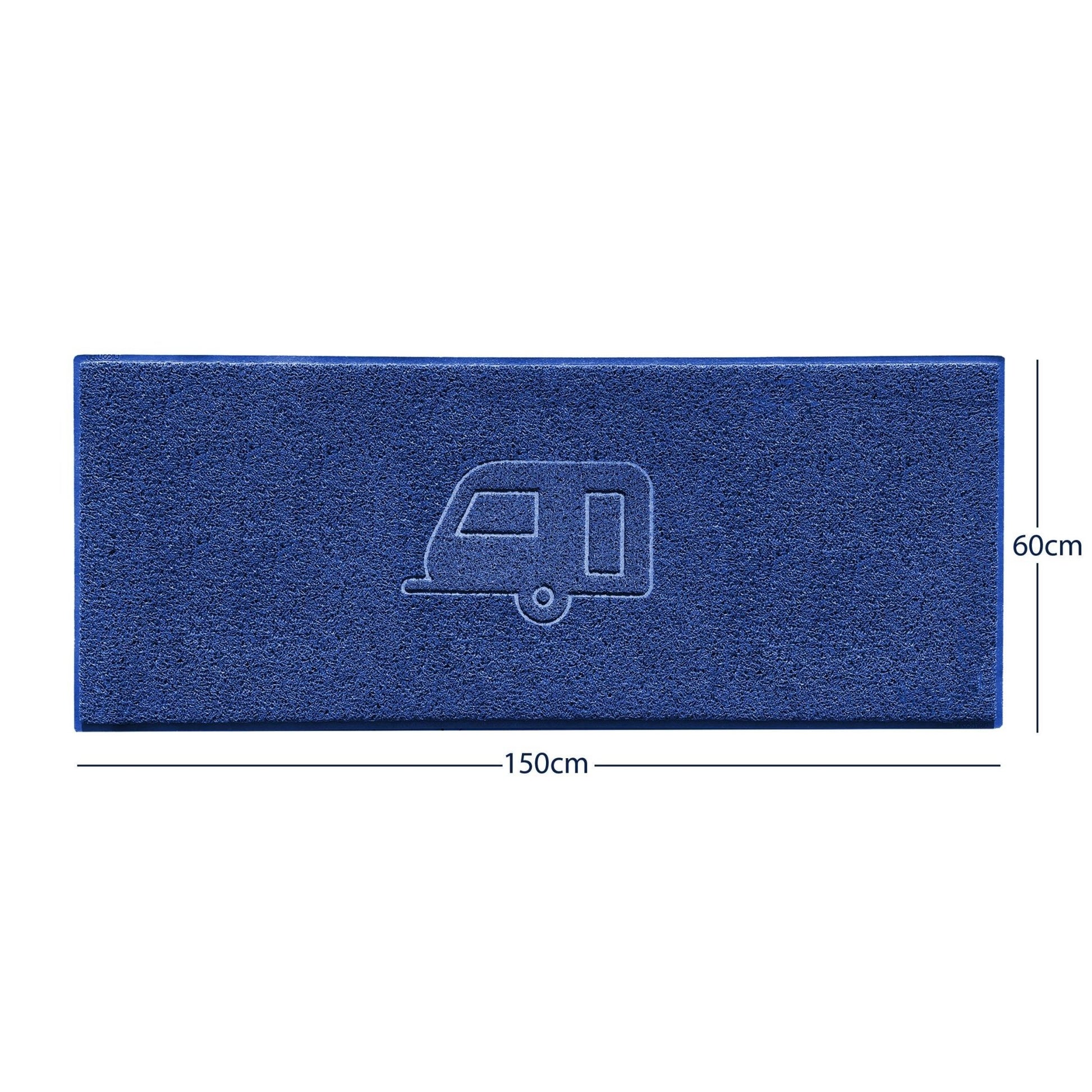 "Caravan" Grey Spaghetti Door Mat - plants - express.com