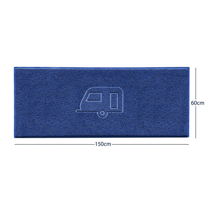 "Caravan" Grey Spaghetti Door Mat - plants - express.com