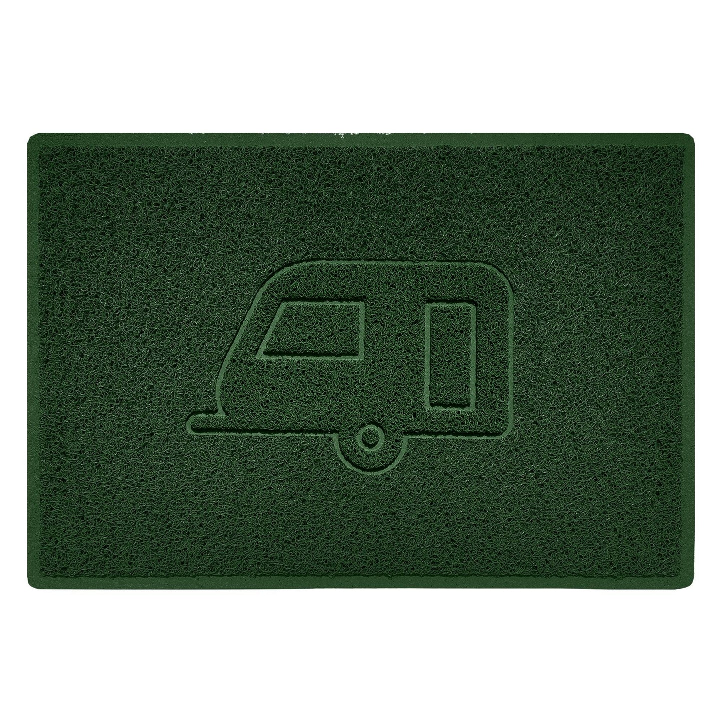 "Caravan" Grey Spaghetti Door Mat - plants - express.com