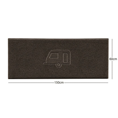 "Caravan" Grey Spaghetti Door Mat - plants - express.com